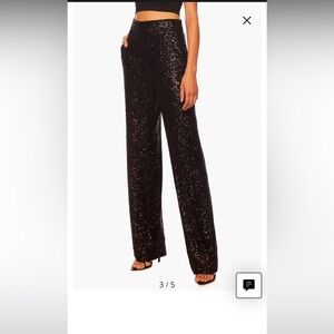 Susanna Monaco Black Sequin High waisted pants
